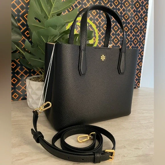 New , tory burch black small tote bag - Picture 3 of 13